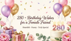 280 + Birthday Wishes for a Female Friend: Heartfelt, Funny & Truly Special