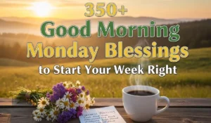 350+ Good Morning Monday Blessings to Start Your Week Right