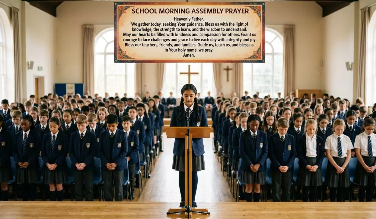 English Prayer for School Morning Assembly Best Verses & Blessings for Students