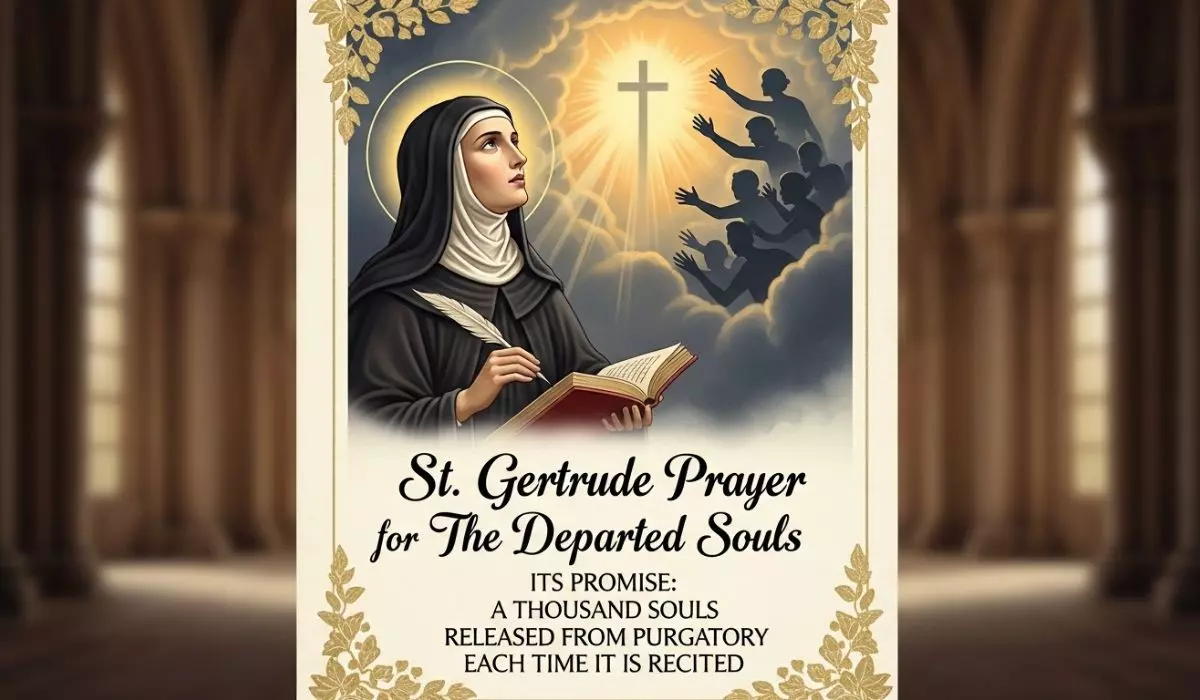 St. Gertrude Prayer and Its Promise for The Departed Souls