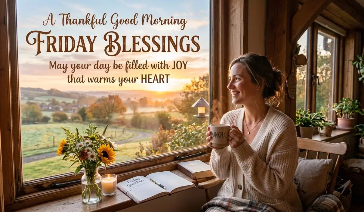 Thankful Good Morning Friday Blessings for a Joyful Day That Warms Your Heart
