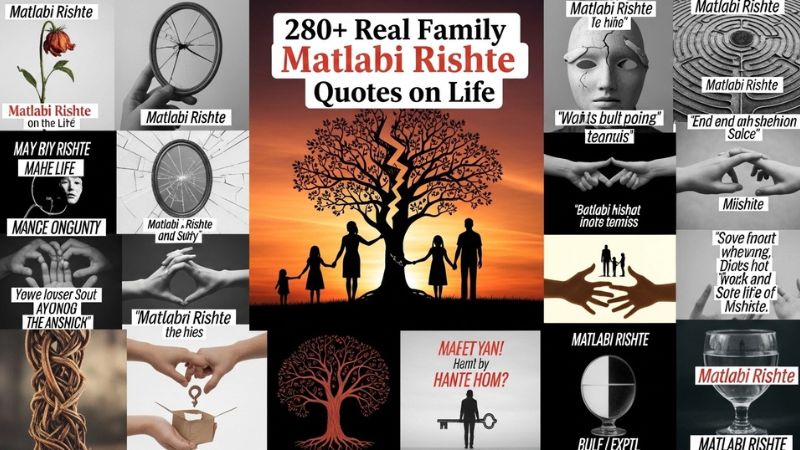 280+ Real Family Matlabi Rishte Quotes on Life